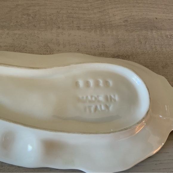 VINTAGE 1990 CERAMIC SERVICE DISH LEMONS MADE IN ITALY - Picture 4 of 4